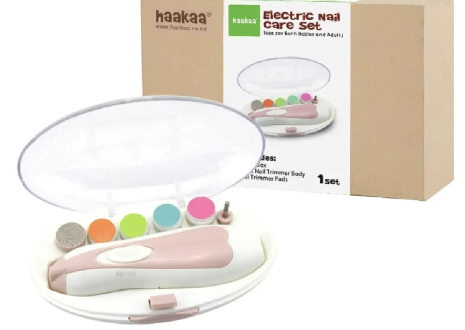 haakaa Baby Nail File Electric Baby Nail Care Set